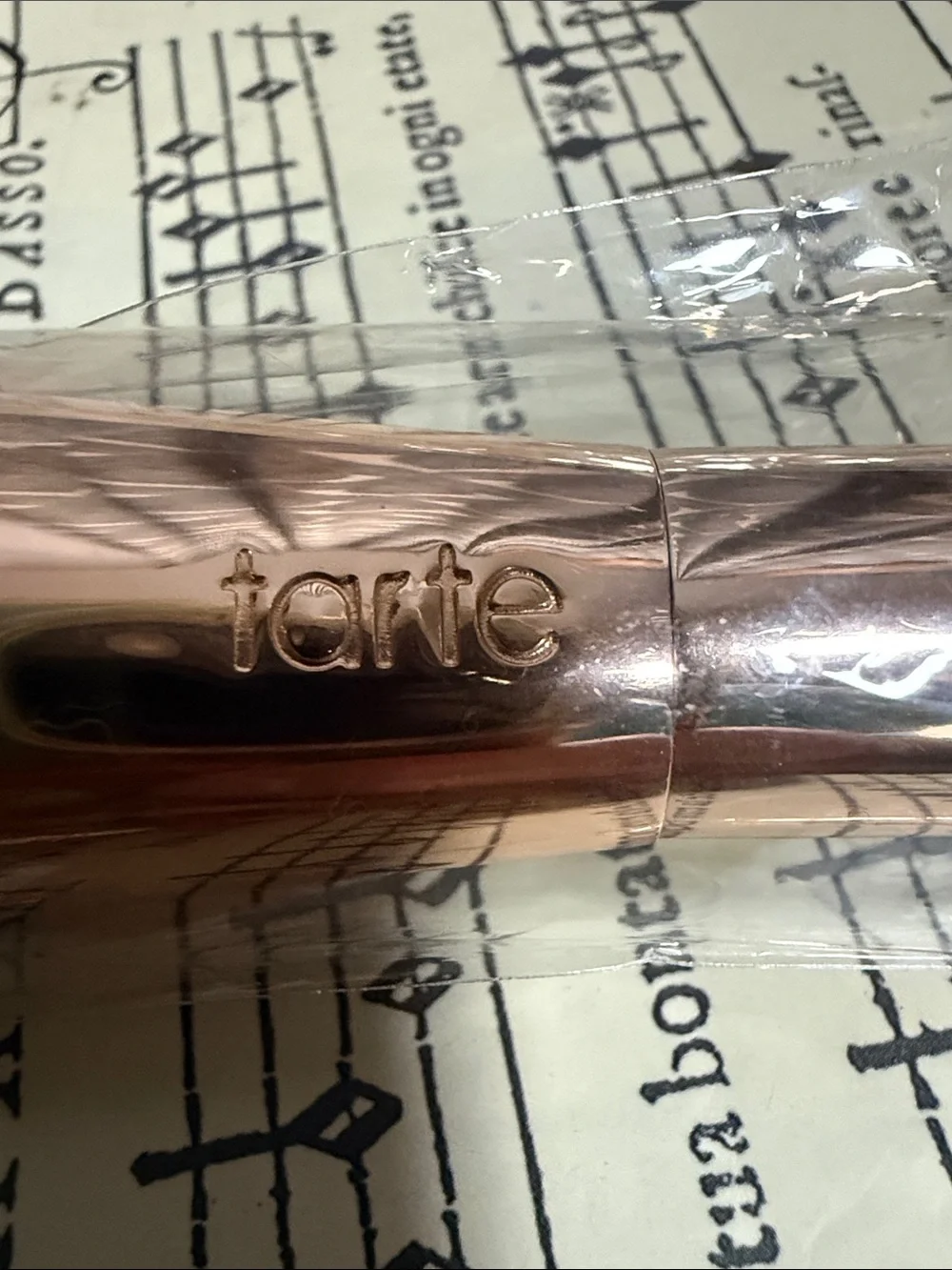 NWT Tarte Liquid Blur Makeup Brush Rose Gold Airbrush Foundation